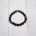 Браслет из Варисцита и черного Агата