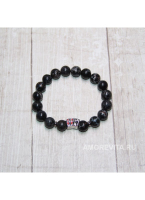 Браслет из Варисцита с бусиной "стрит"