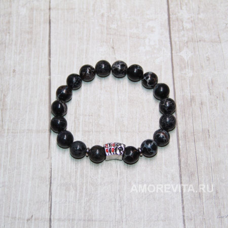 Браслет из Варисцита с бусиной "стрит"