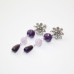 Комплект украшений из Аметиста (браслет, серьги) Комплект украшений из Аметиста (браслет, серьги)